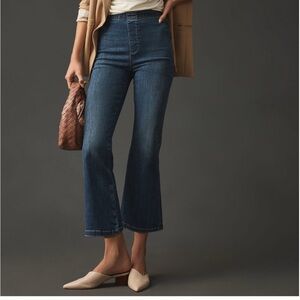 Pilcro Pull-On Mid Rise Crop Flare Jeans